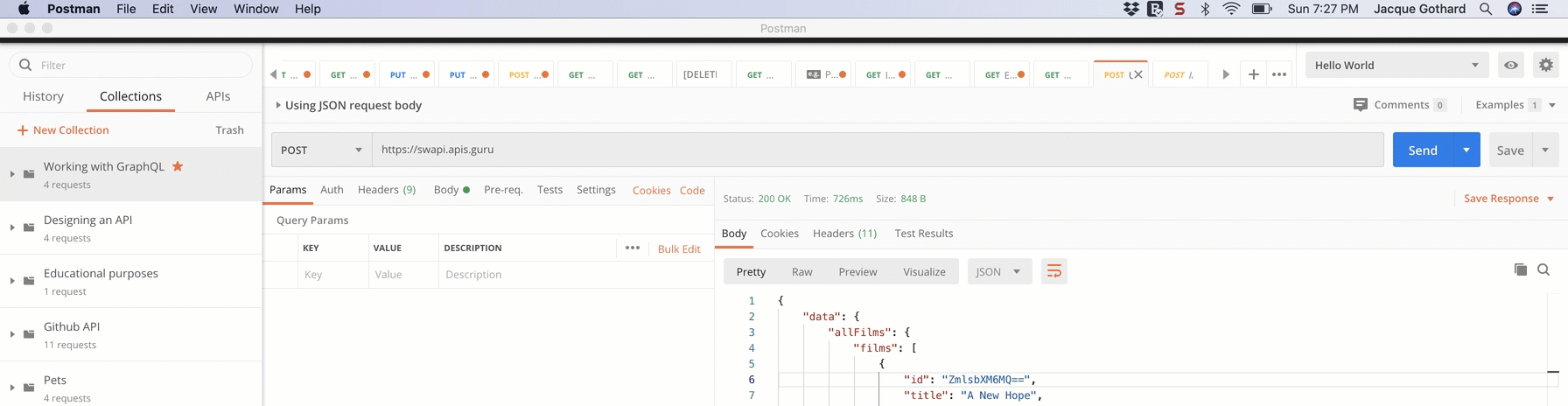 commenting on collections